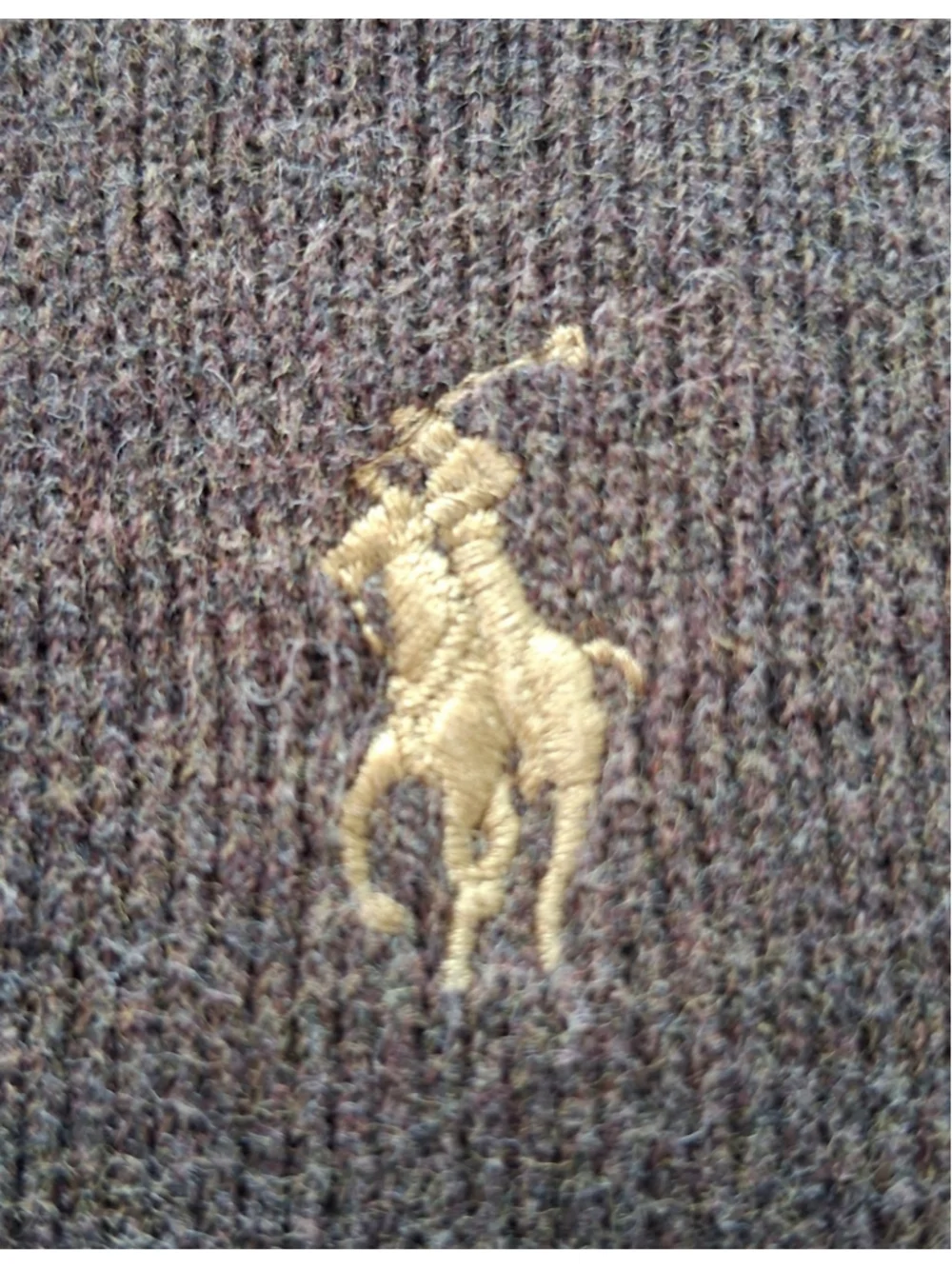Vintage 90s Polo Ralph Lauren Men's 4XLT Sweater 1/4 Zip Brown Cotton Sweatshirt
